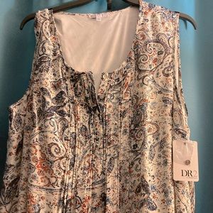 Woman’s size 3X paisley print Sundress by Daniel Rainn